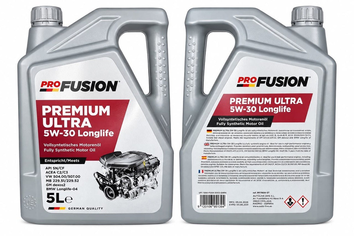 Pro Fusion PREMIUM ULTRA 5W-30 Longlife Vollsynthetisches Motorenöl – 5L