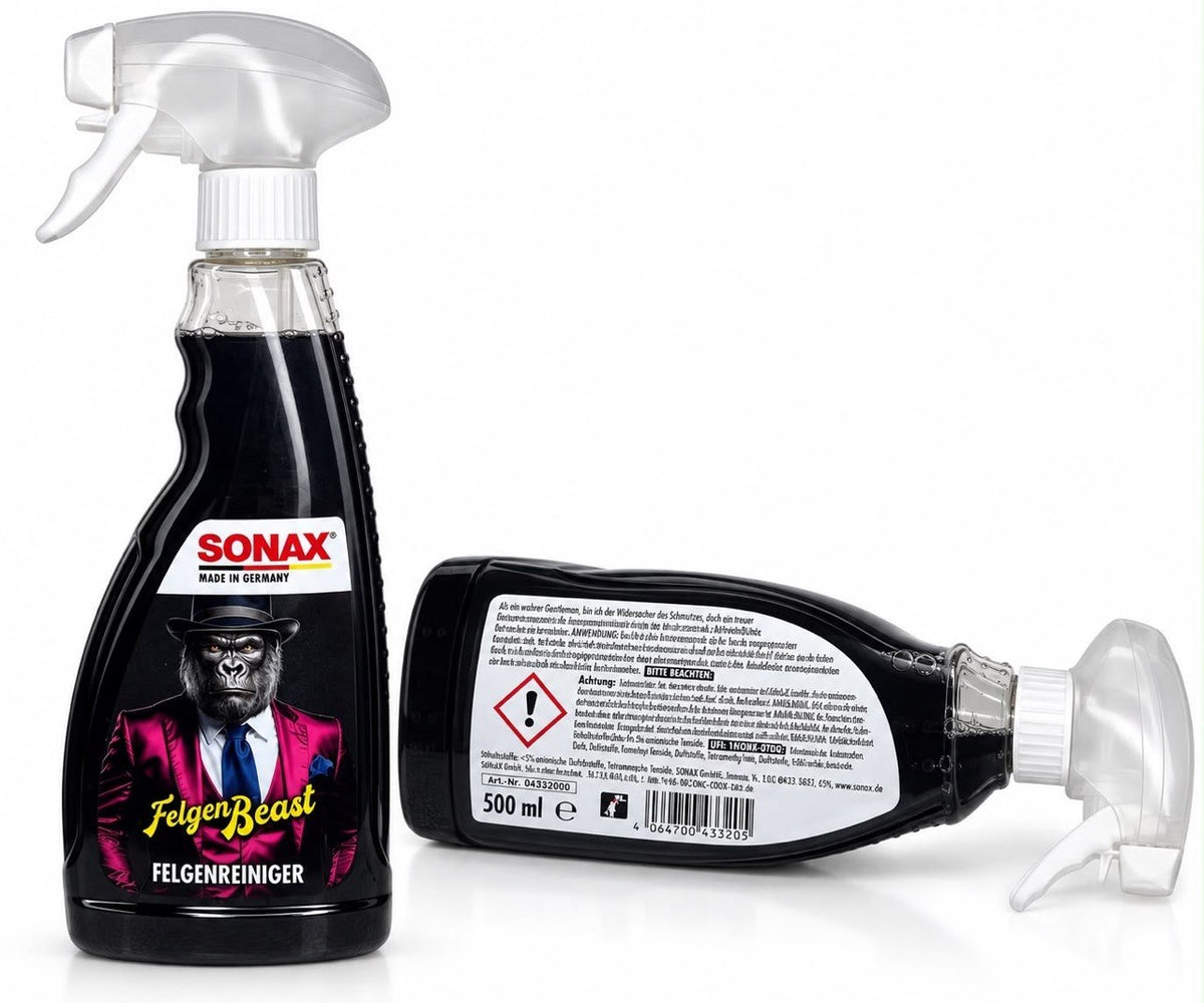 SONAX FelgenBeast Felgenreiniger – Säurefreier Felgenreiniger – 500 ml