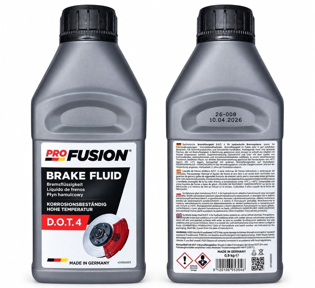 Pro Fusion Brake Fluid D.O.T. 4 – Bremsflüssigkeit