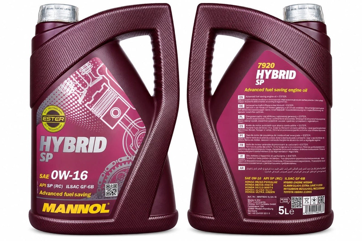 MANNOL 7920 HYBRID SP 0W-16 Motorenöl mit Ester-Technologie – 5L