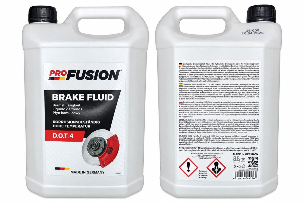 Pro Fusion Brake Fluid D.O.T.4 – 5kg